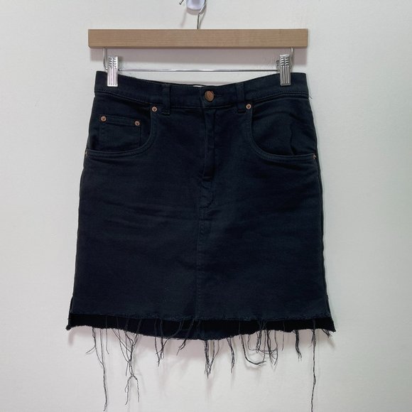 Aritzia Wilfred Free Tanit Denim Skirt sz 8 - Picture 4 of 13